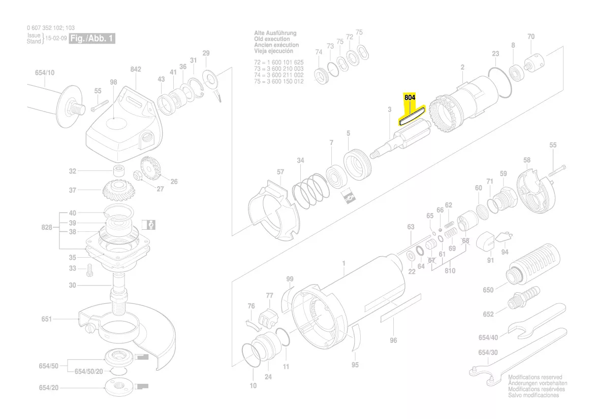 Jeu de pièces réf. 3 607 030 260 Bosch